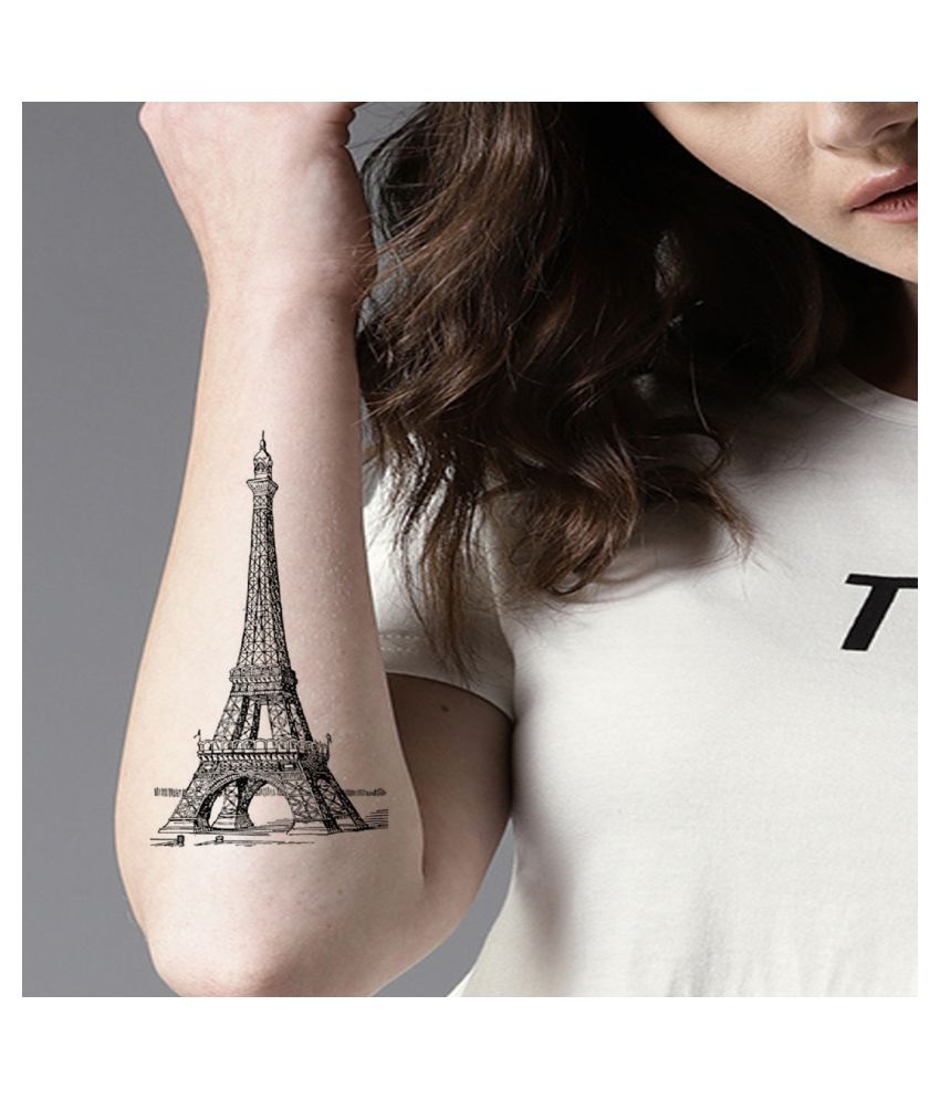 1sheet Eiffel Tower Print Tattoo Sticker  SHEIN IN