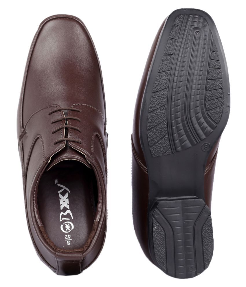 BXXY Brown Height Increasing shoes Buy BXXY Brown Height