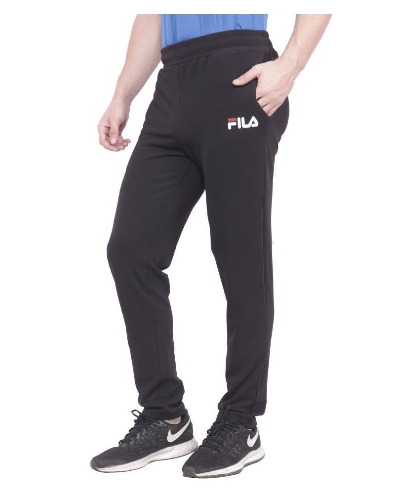 fila velour track pants