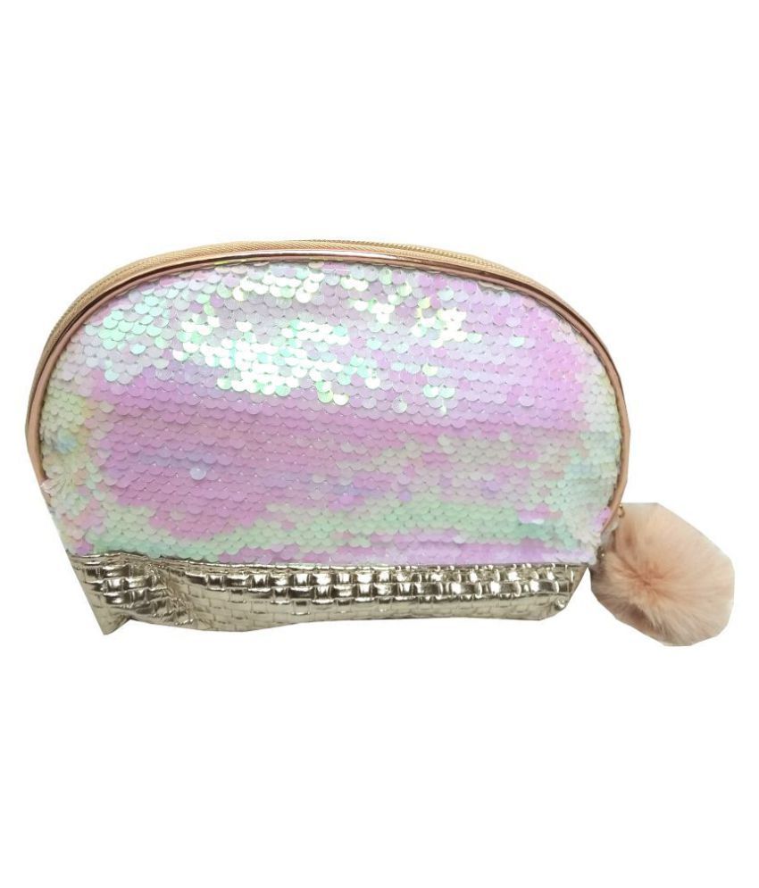 JMAS Gold Makeup Pouch Kit Bag Buy JMAS Gold Makeup Pouch Kit Bag