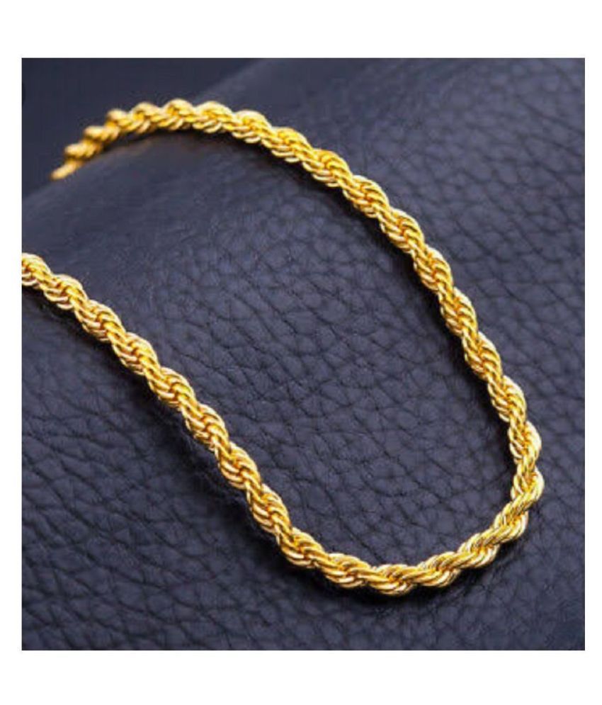     			Jewar Mandi Chains Gold Plated Designer Brass & Copper Chains