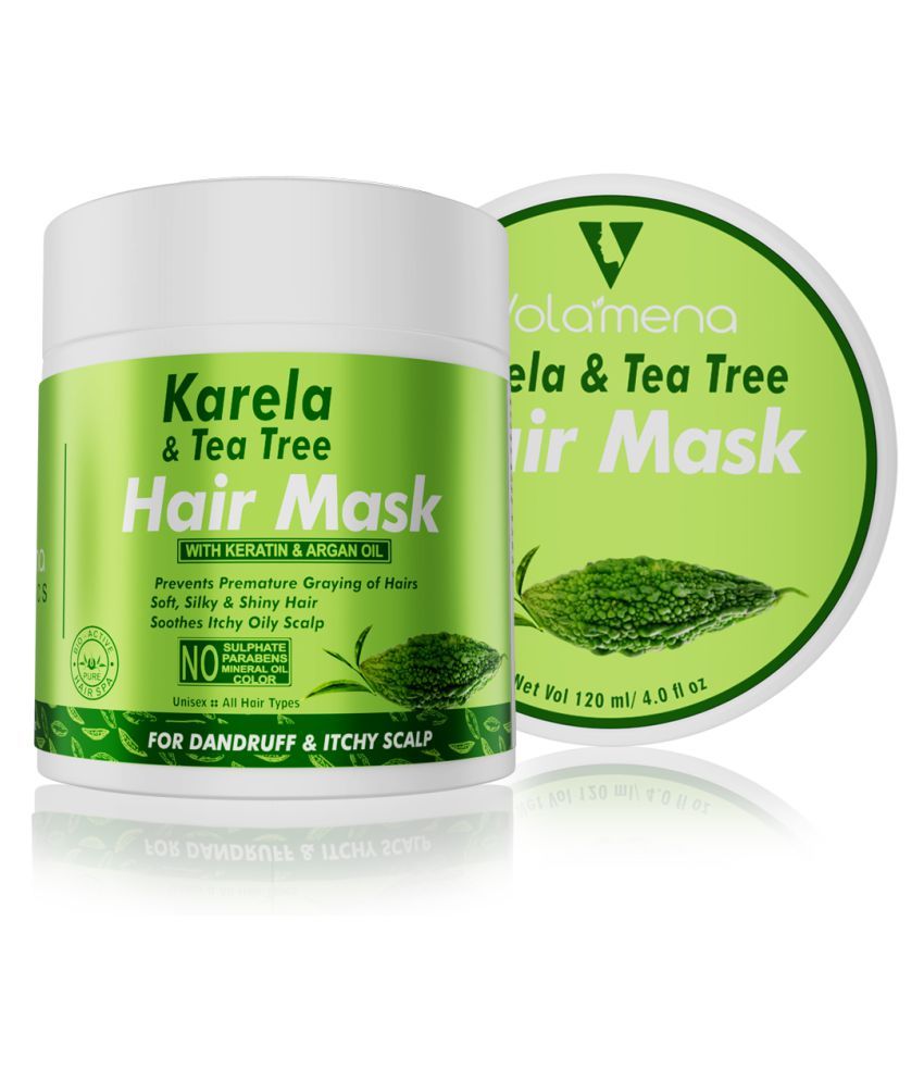     			Volamena Karela & Tea tree With Keratin & Argan OIl Hair Mask Cream 100 mL