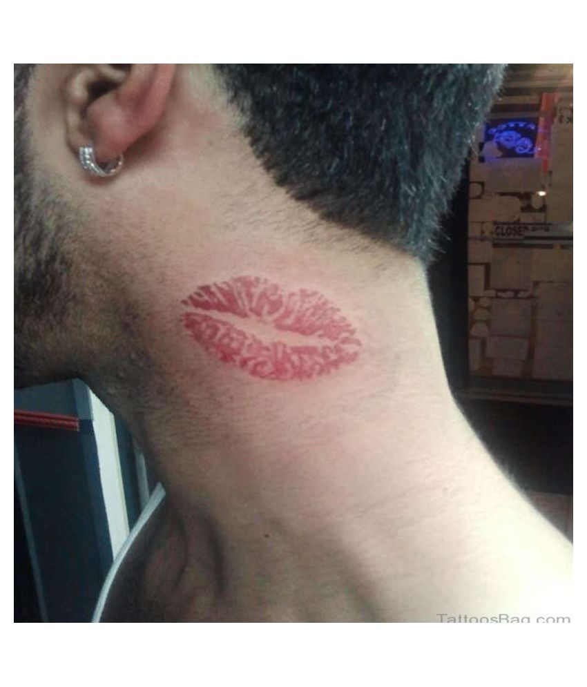 Ordershock Lips Kiss Love Waterproof Men and Women Temporary Body Tattoo:  Buy Ordershock Lips Kiss Love Waterproof Men and Women Temporary Body Tattoo  at Best Prices in India - Snapdeal