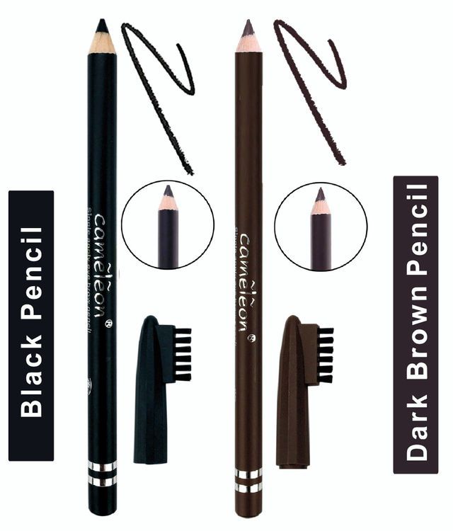 Cameleon Eyebrow Pencil Black And Brown E 01 E 02 Brow Pencil Nude 1 G Buy Cameleon Eyebrow Pencil Black And Brown E 01 E 02 Brow Pencil Nude 1 G At Best Prices In India