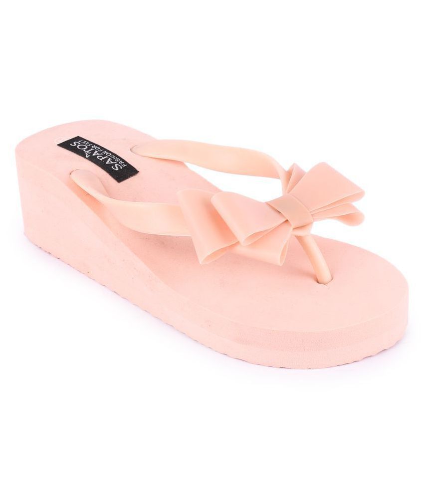 baby pink slippers