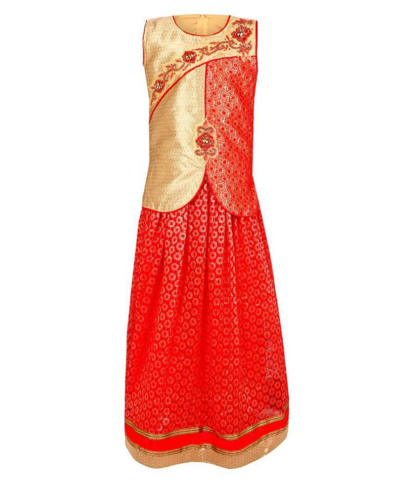     			Arshia Fashions Net Lehenga Choli Sets For Girls ( , Red )