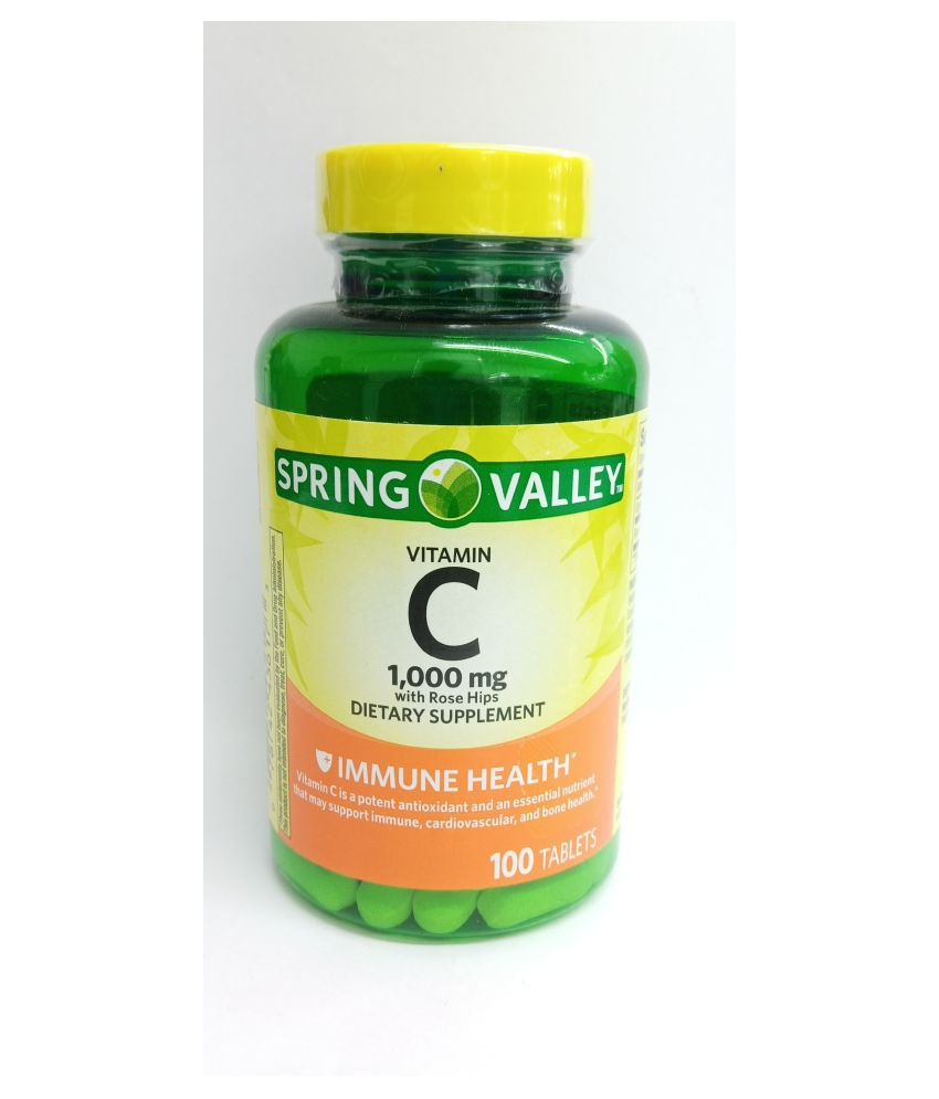 Spring Valley Vitamin C 1000mg With Rose Hip 100 No S Vitamins Tablets Buy Spring Valley Vitamin C 1000mg With Rose Hip 100 No S Vitamins Tablets At Best Prices In India Snapdeal