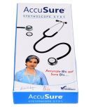 AccuSure Doctors Dual Head Stethoscope SeamlessST01 PVC Tubing Superb Heart Monitoring, Lightweight