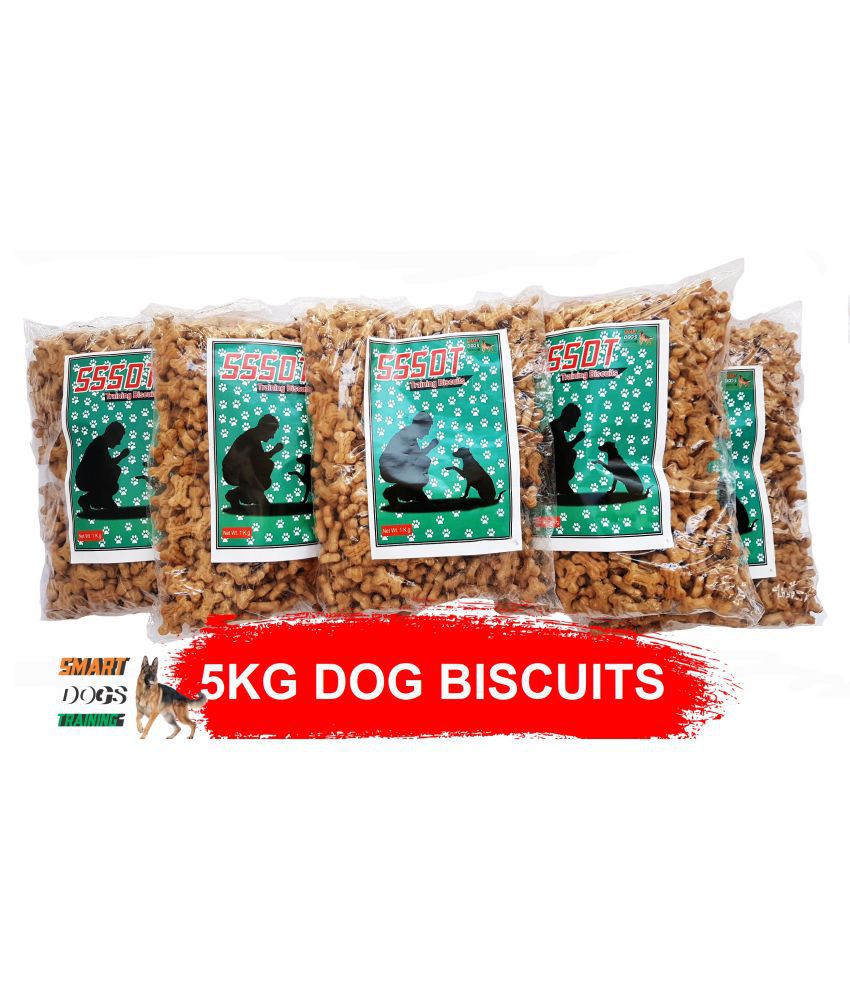    			Smart Dogs Training biscuits / treats/cookies / snacks (Chicken flavored) ,5kg [ 1kg x 5 packs]