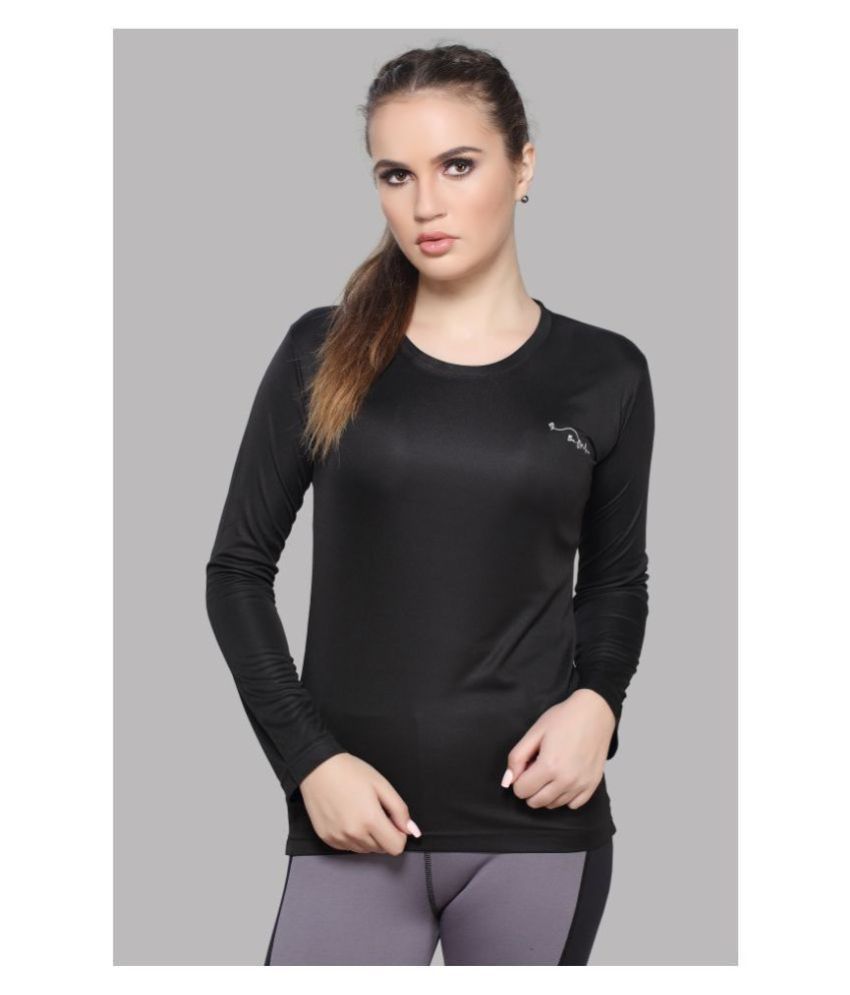 Buy Bemee Black Polyester Tees Online at Best Prices in India - Snapdeal