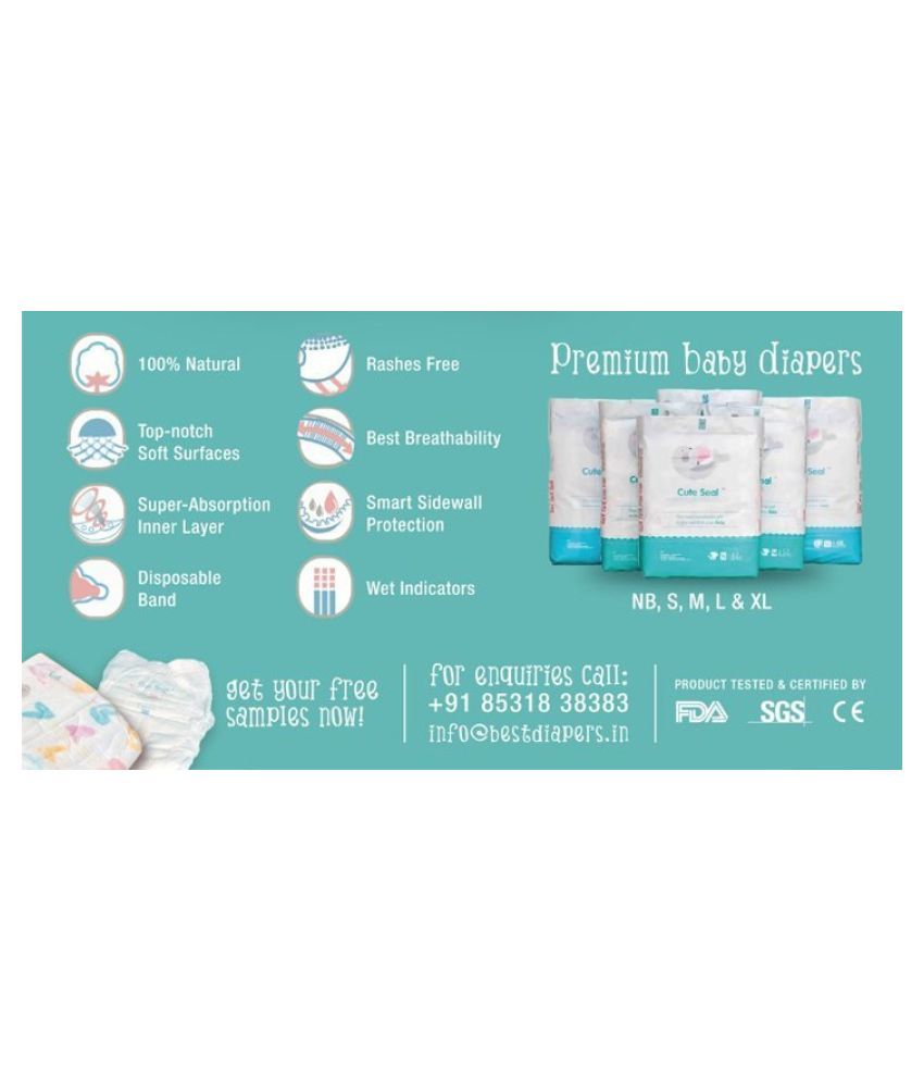 Cute Seal Baby Diapers Small 62Pcs Buy Cute Seal Baby