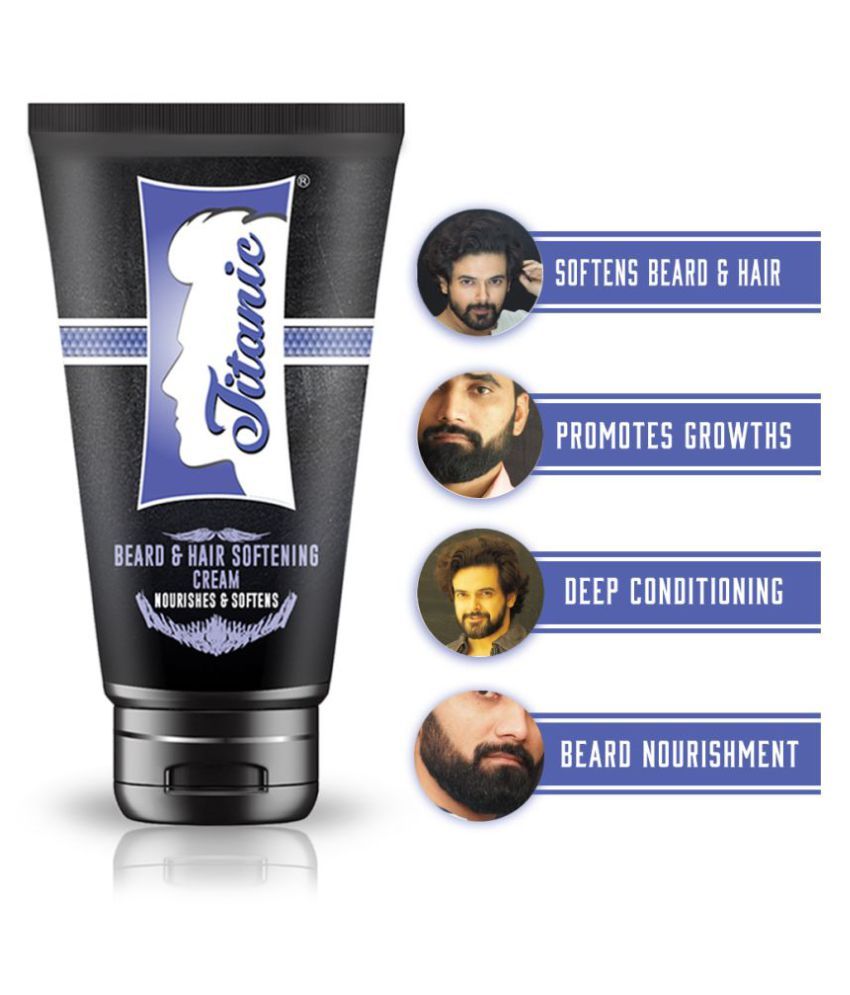 Titanic Beard & Hair Softening Cream (Nourishes & Softness) + Hair Mask