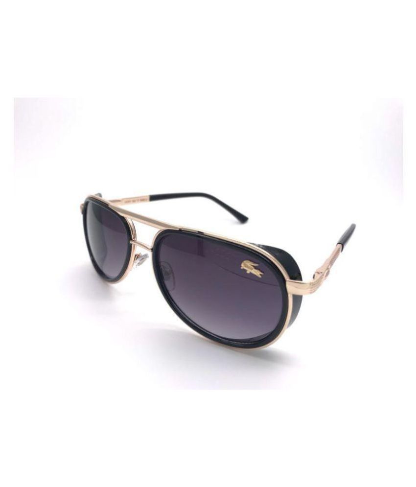 Lacoste - Black Aviator Sunglasses 