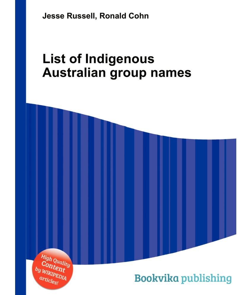 List Of Indigenous Australian Group Names: Buy Of Indigenous Australian Names Online at Low Price India on Snapdeal