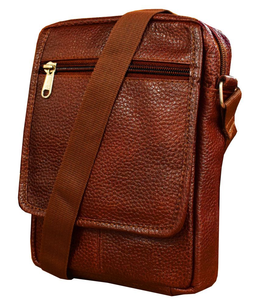 leather tiffin bag