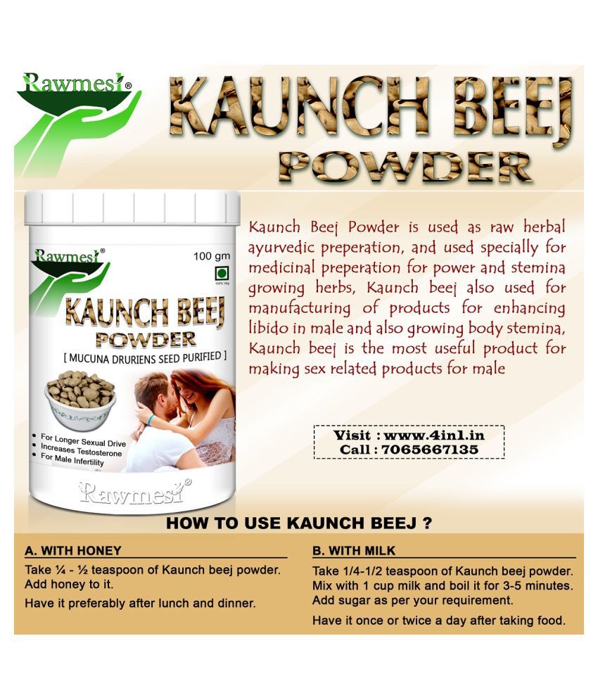     			rawmest Kaunch Beej Powder 200 gm Vitamins Powder