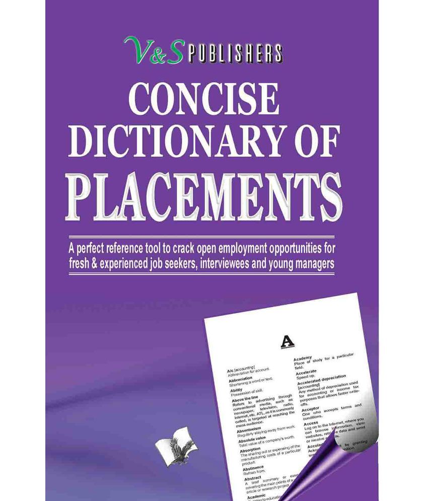     			CONCISE DICTIONARY OF PLACEMENTS