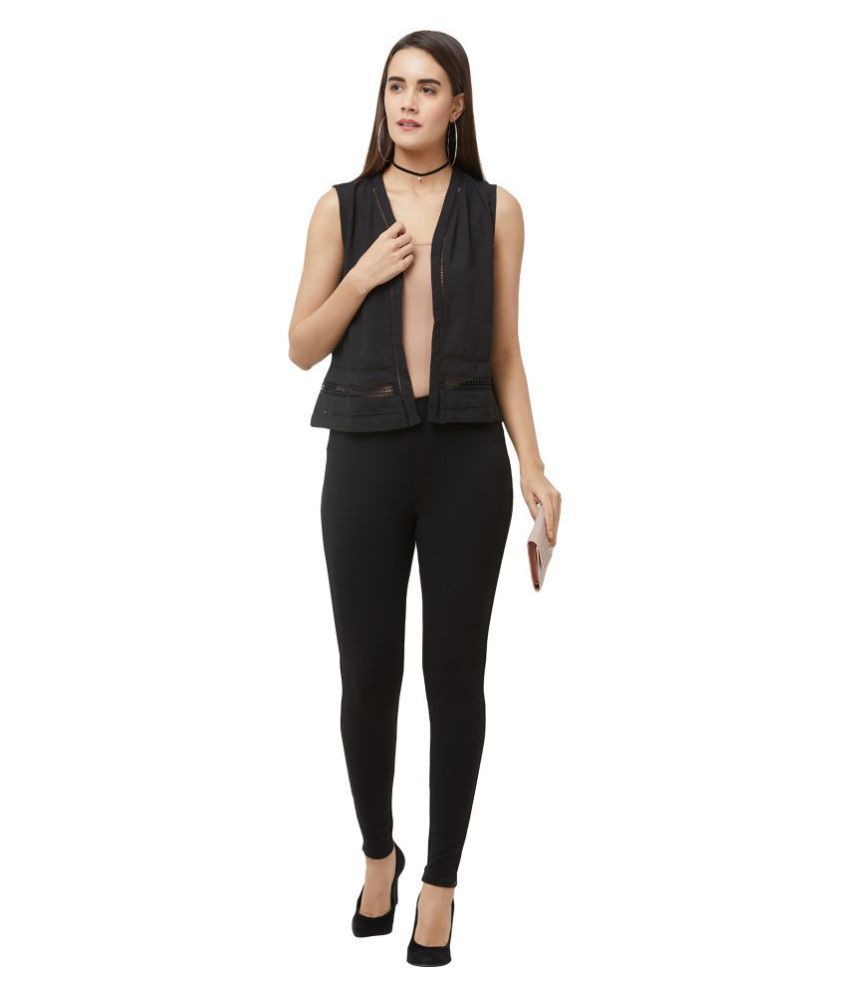 Buy 109 F Polyester Blend Shrugs - Black Online at Best Prices in India ...
