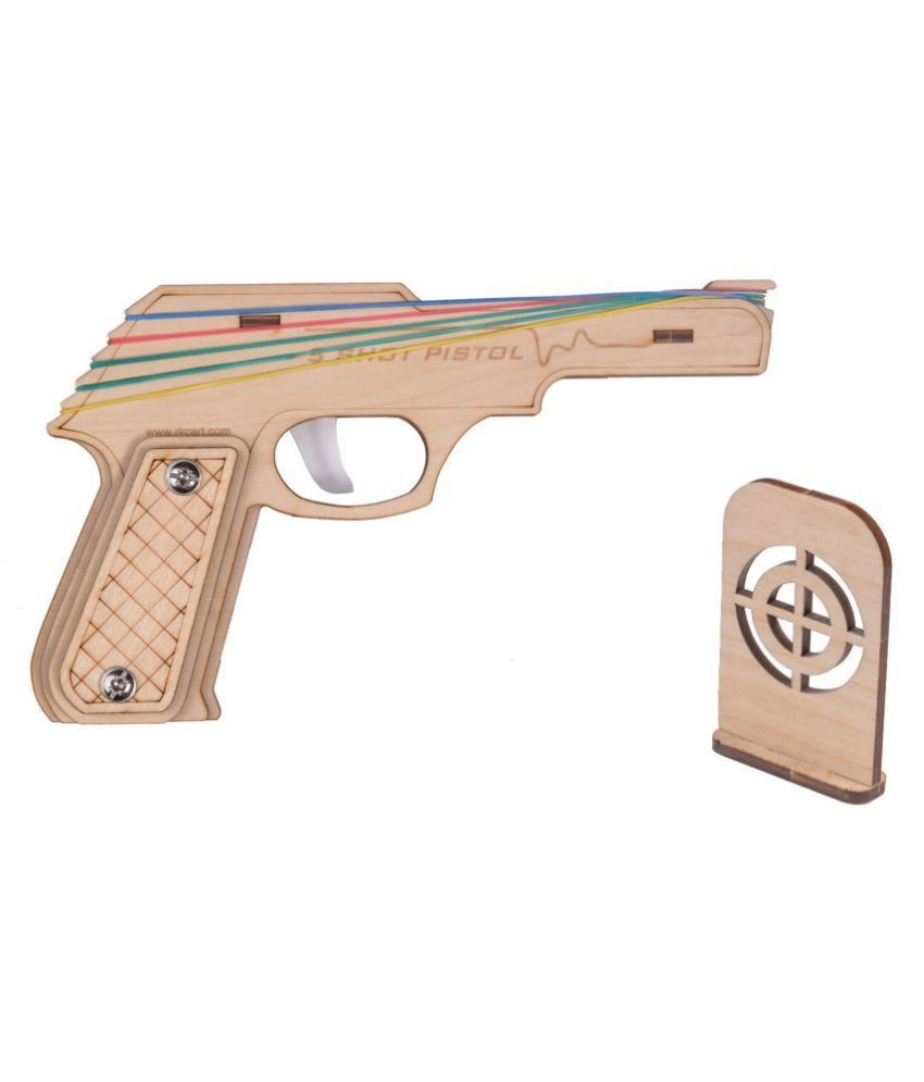 wooden play gun