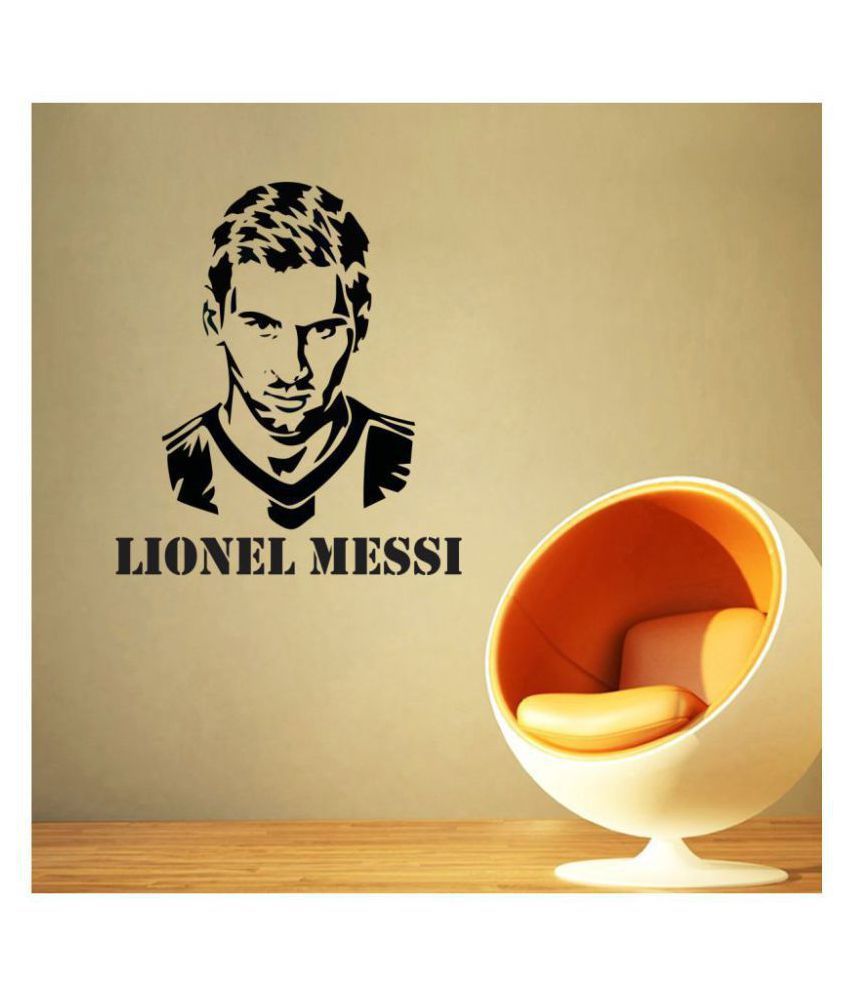     			Sticker Studio Messi Potrait Sports Sticker ( 51 x 58 cms )