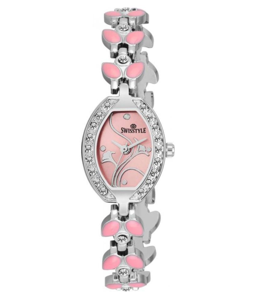     			Swisstyle - Pink Stainless Steel Analog Womens Watch