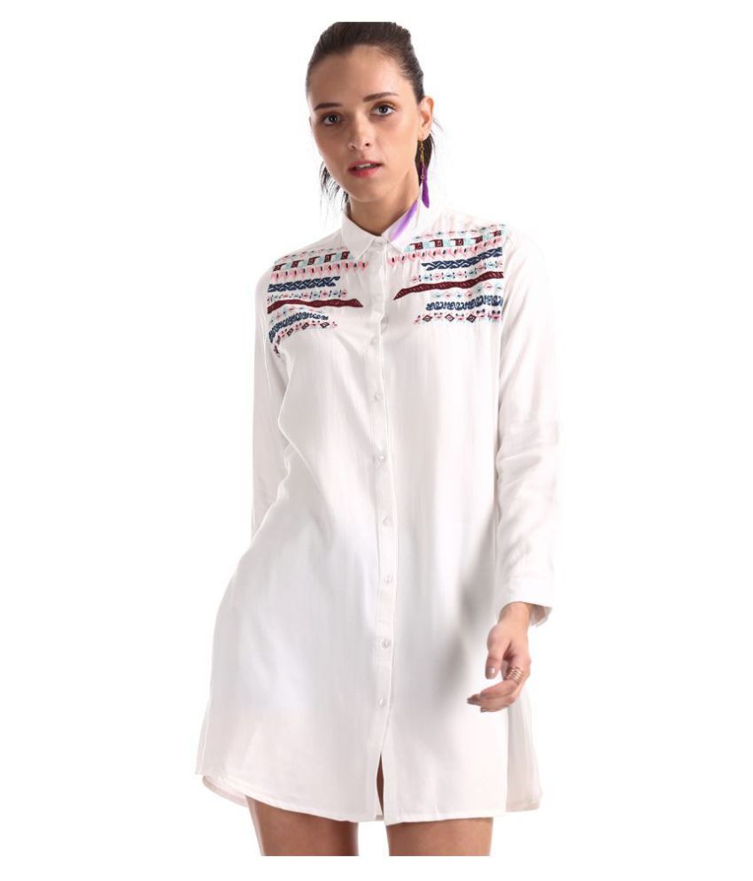 rayon white shirt