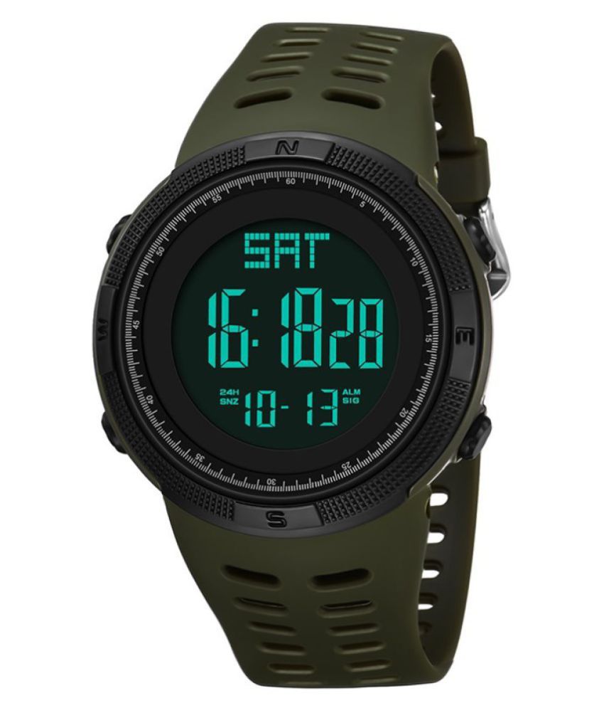 PANARS PNRS-8001-Green Silicon Digital Men's Watch - Buy PANARS PNRS ...