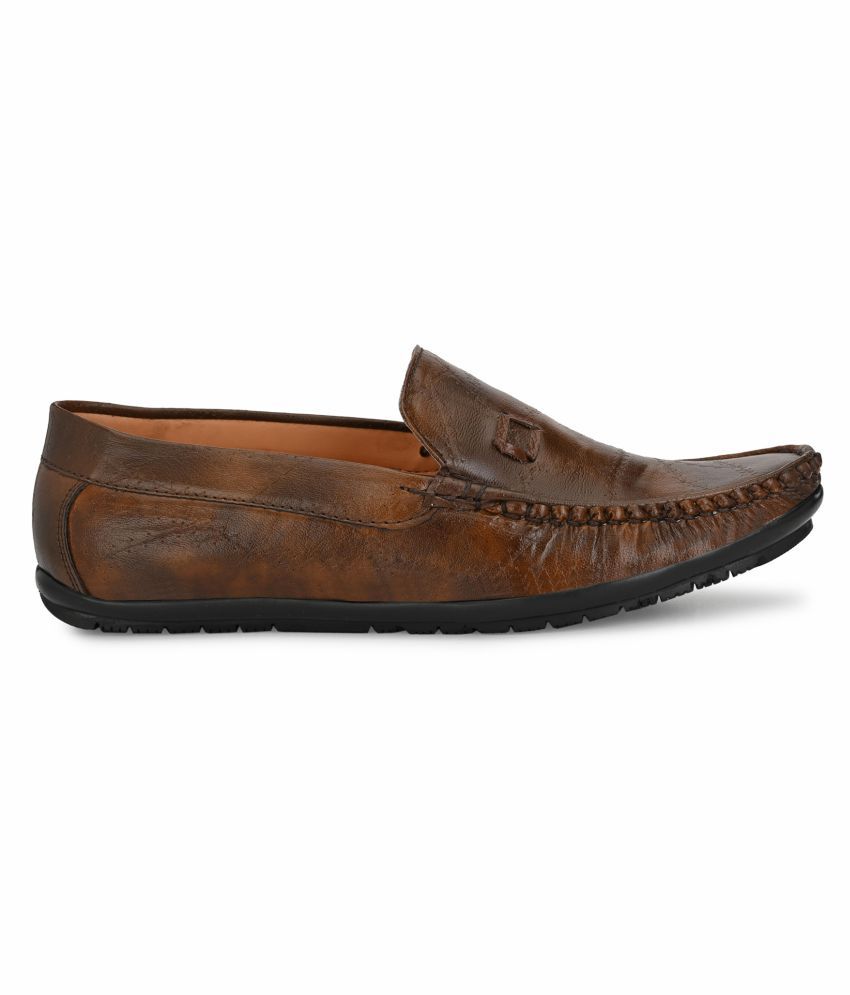 brown prom loafers