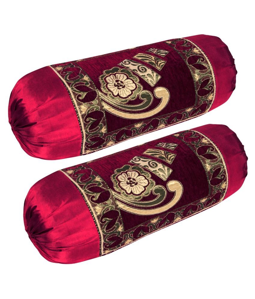 HK Collection Set of 4 Velvet Bolster Covers Buy Online at Best Price