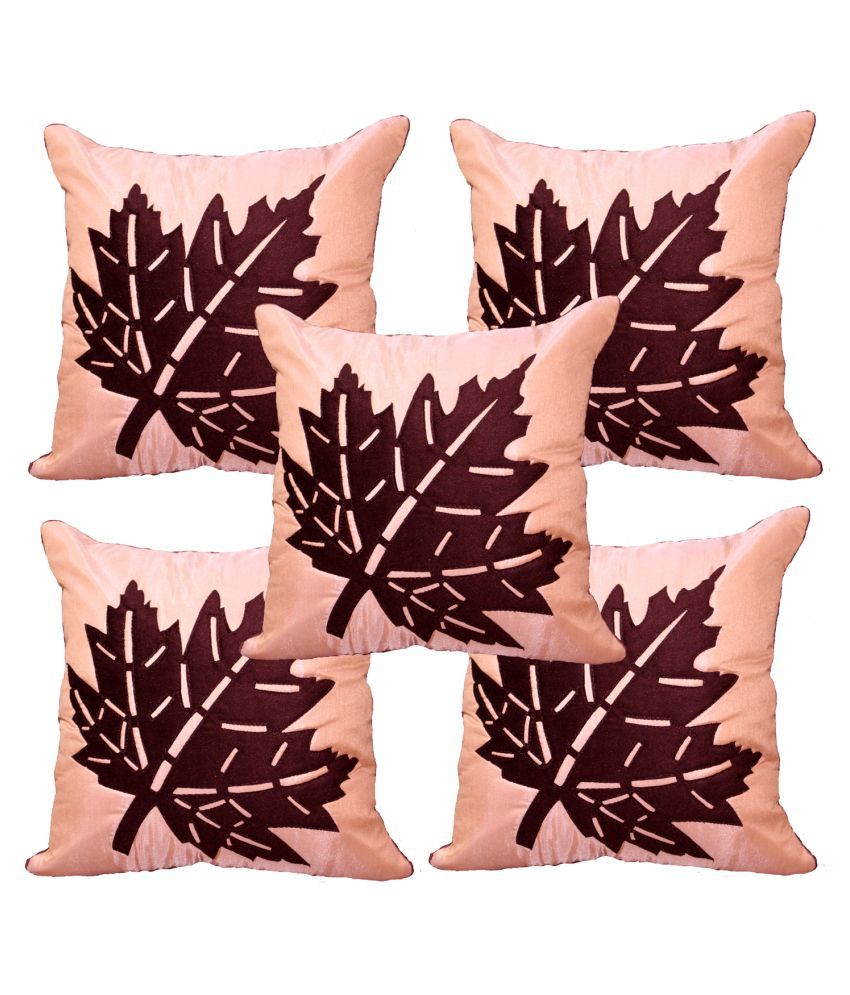     			Jdx Set of 5 Polyester Cushion Covers 40X40 cm (16X16)