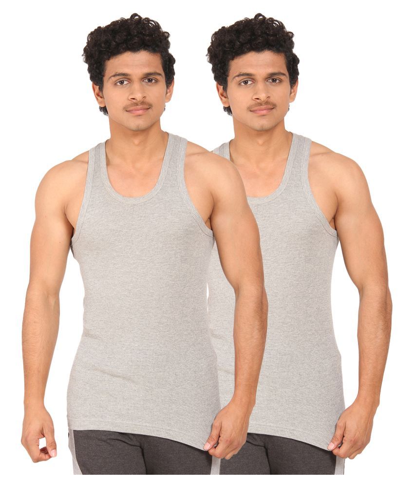     			TT Pack of 2 Cotton Blend Men's Vest ( Multi )