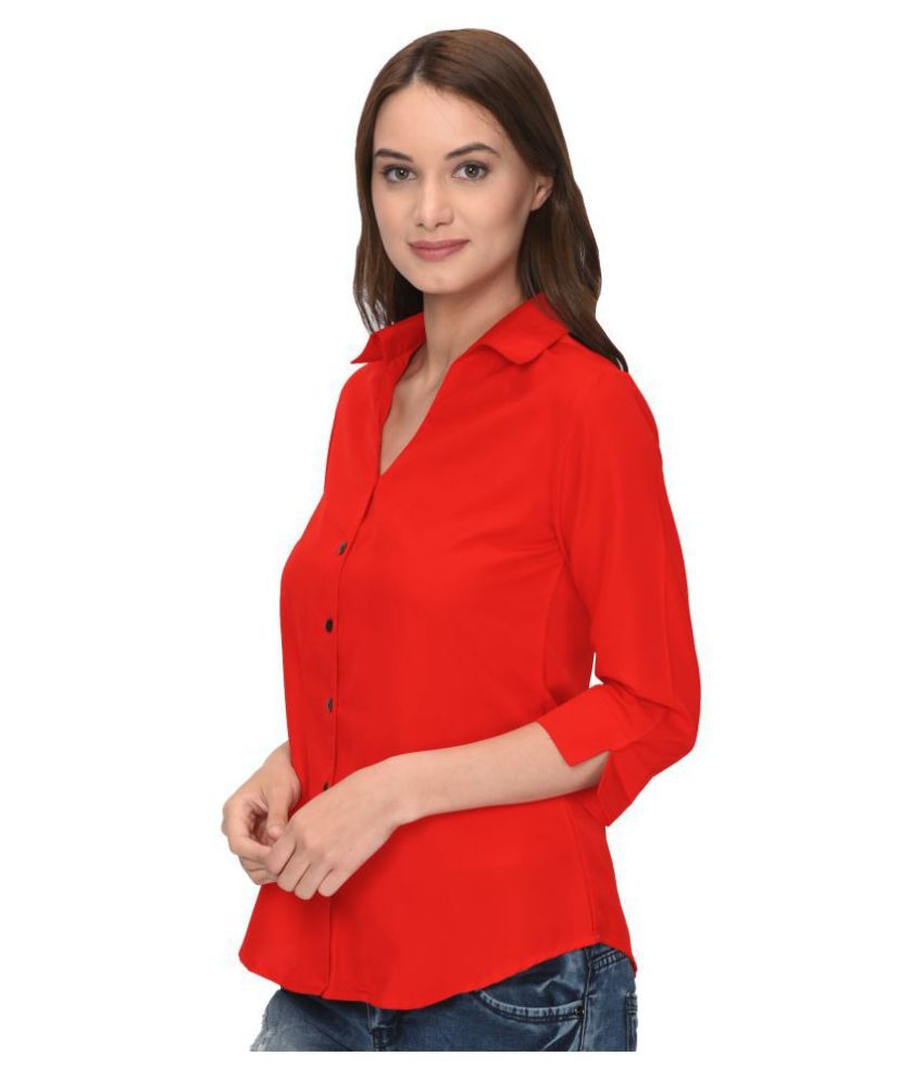 Buy Thisbe Multi Color Polyester Shirt Online at Best Prices in India ...