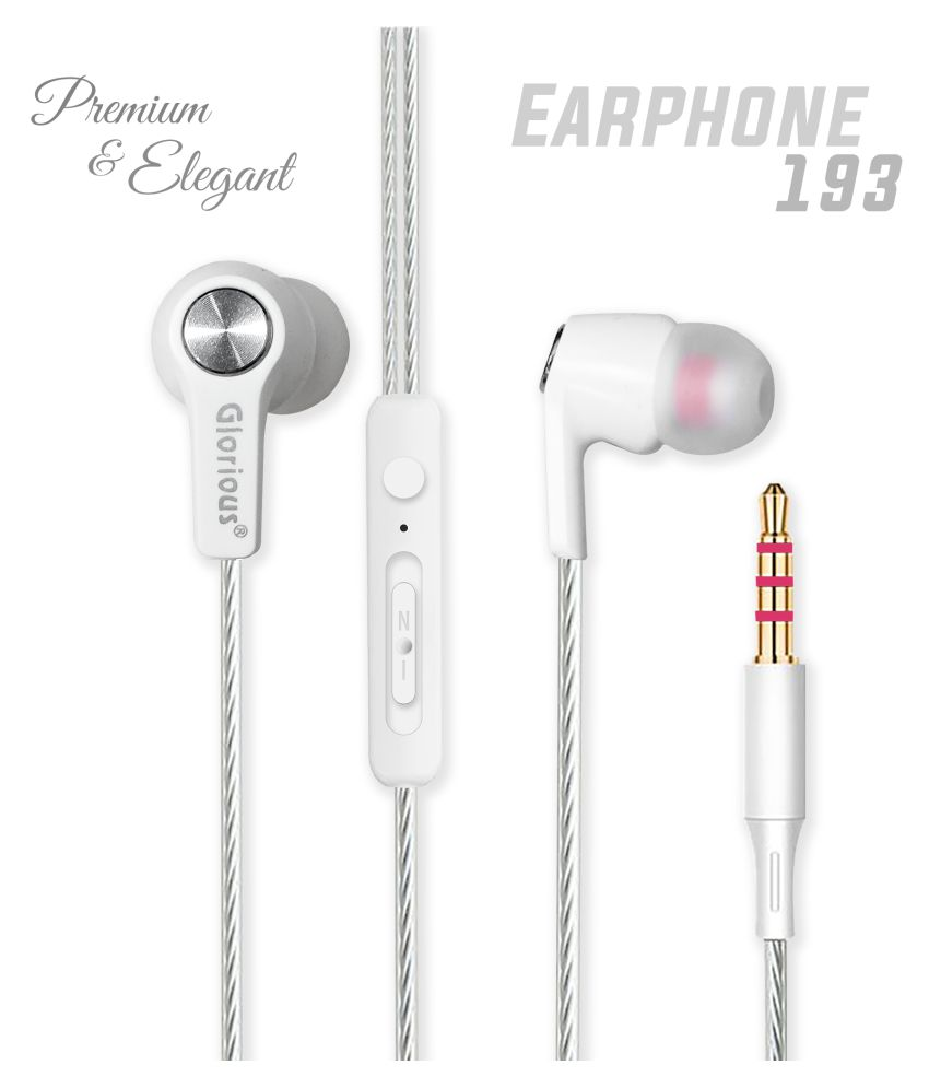 Glorious Extra Bass Basic Earphone GL193 In Ear Wired With Mic