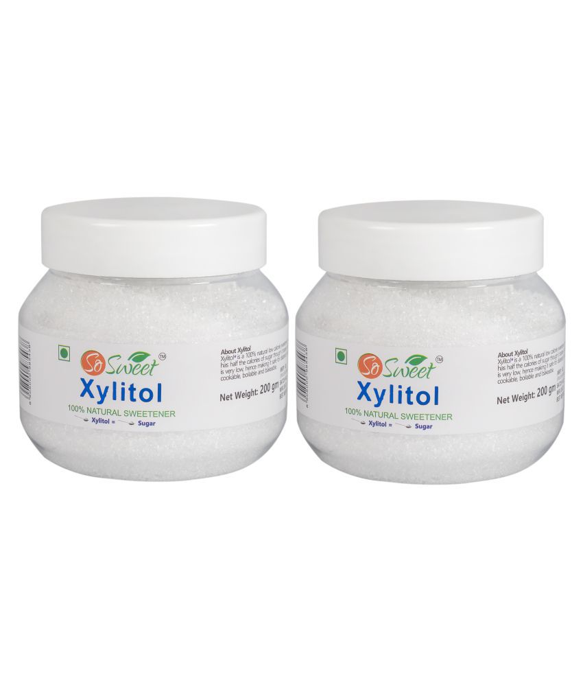     			So Sweet Xylitol 100% Natural Sweetener 400gm -Sugarfree (PO2) (200gm Each)