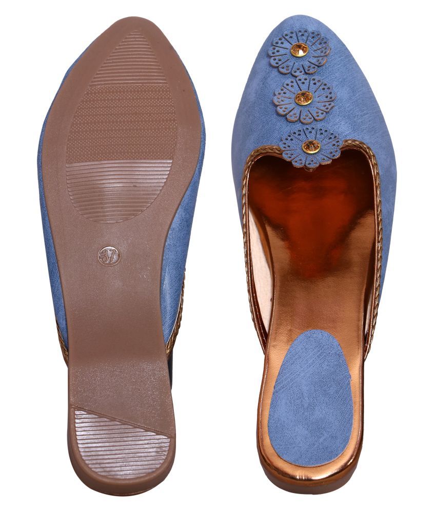 Unistyle Blue Ethnic Footwear Price in India Buy Unistyle Blue Ethnic