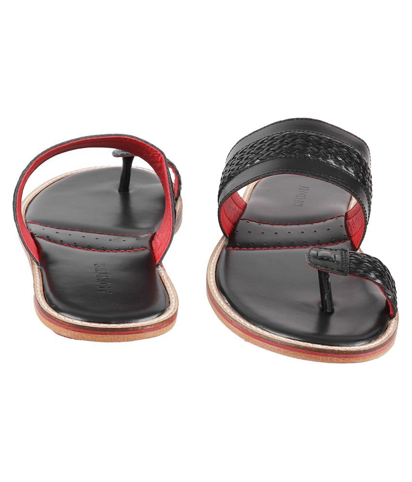 mochi black sandals