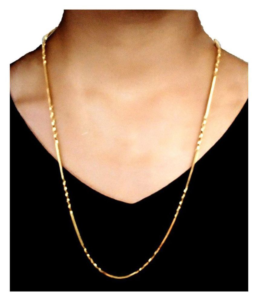 21 inch gold necklace