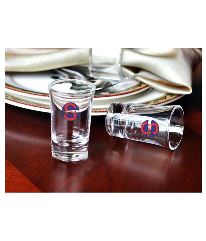     			Somil Shot  Glasses Set,  30 ML - (Pack Of 2)