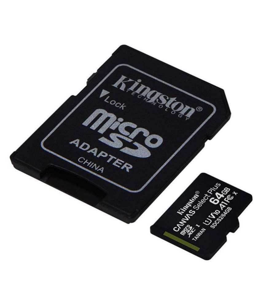 Карта памяти kingston canvas select plus microsd