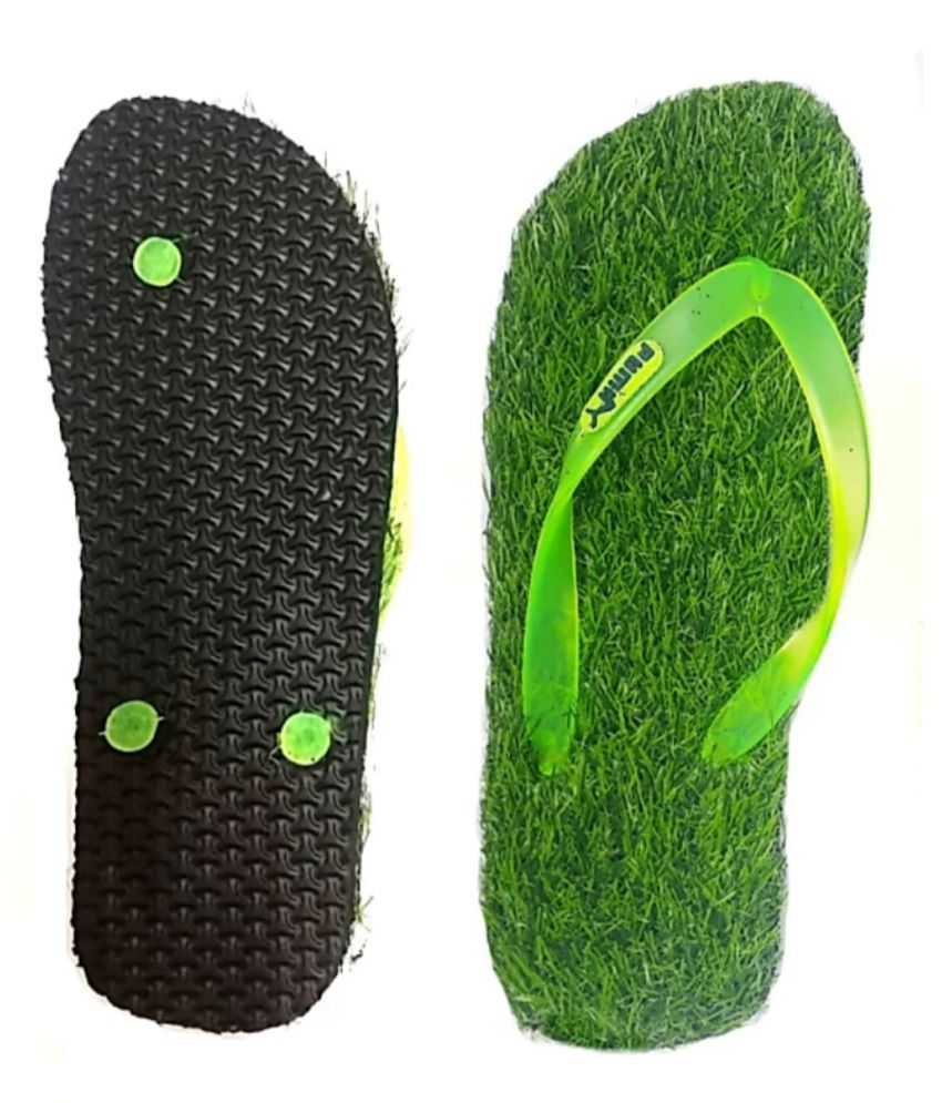 puma slippers Green Slide Flip flop 