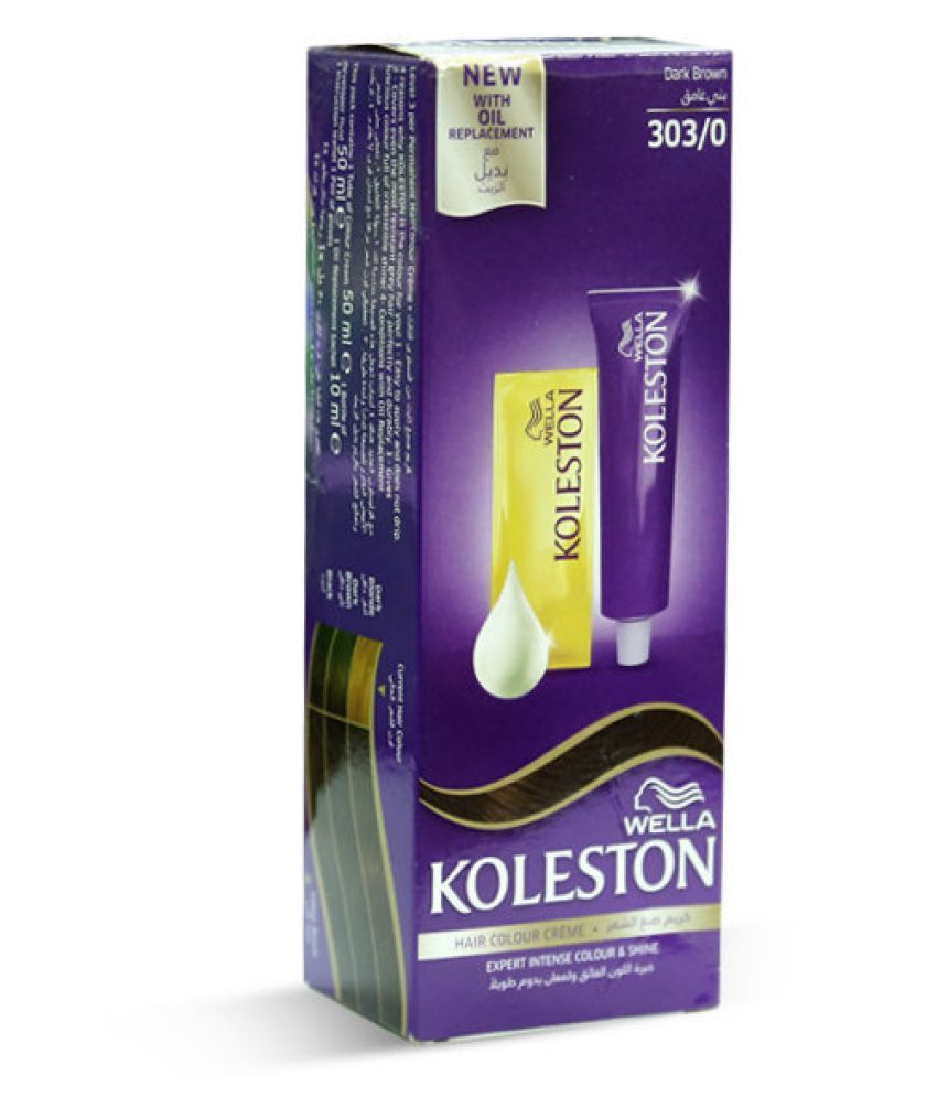 Beauty World Koleston Hair Color 303/0 Dark Brown Semi Permanent Hair