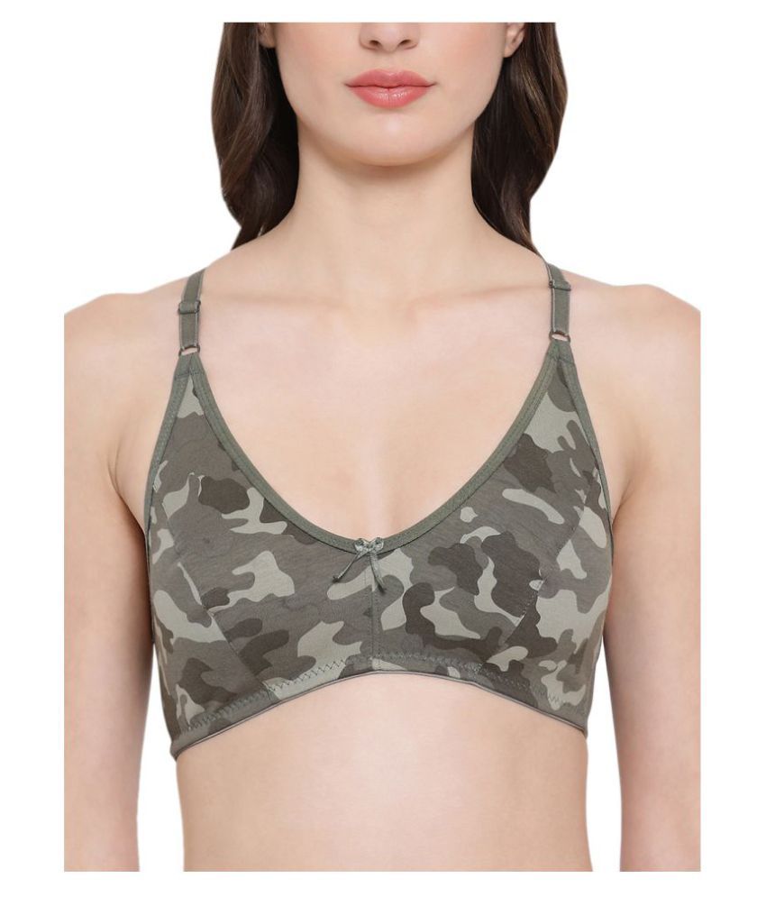     			Clovia Cotton Everyday Bra - Green