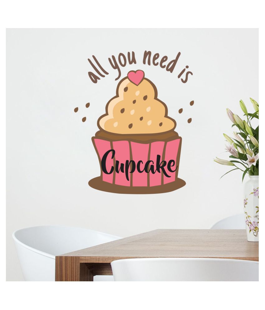     			Sticker Studio Cupcake Foods & Beverages Sticker ( 50 x 58 cms )