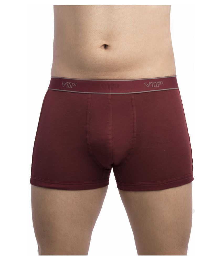     			VIP Pack of 4 Cotton Men's Trunks ( Maroon )