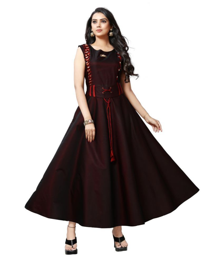 ethnic gown look
