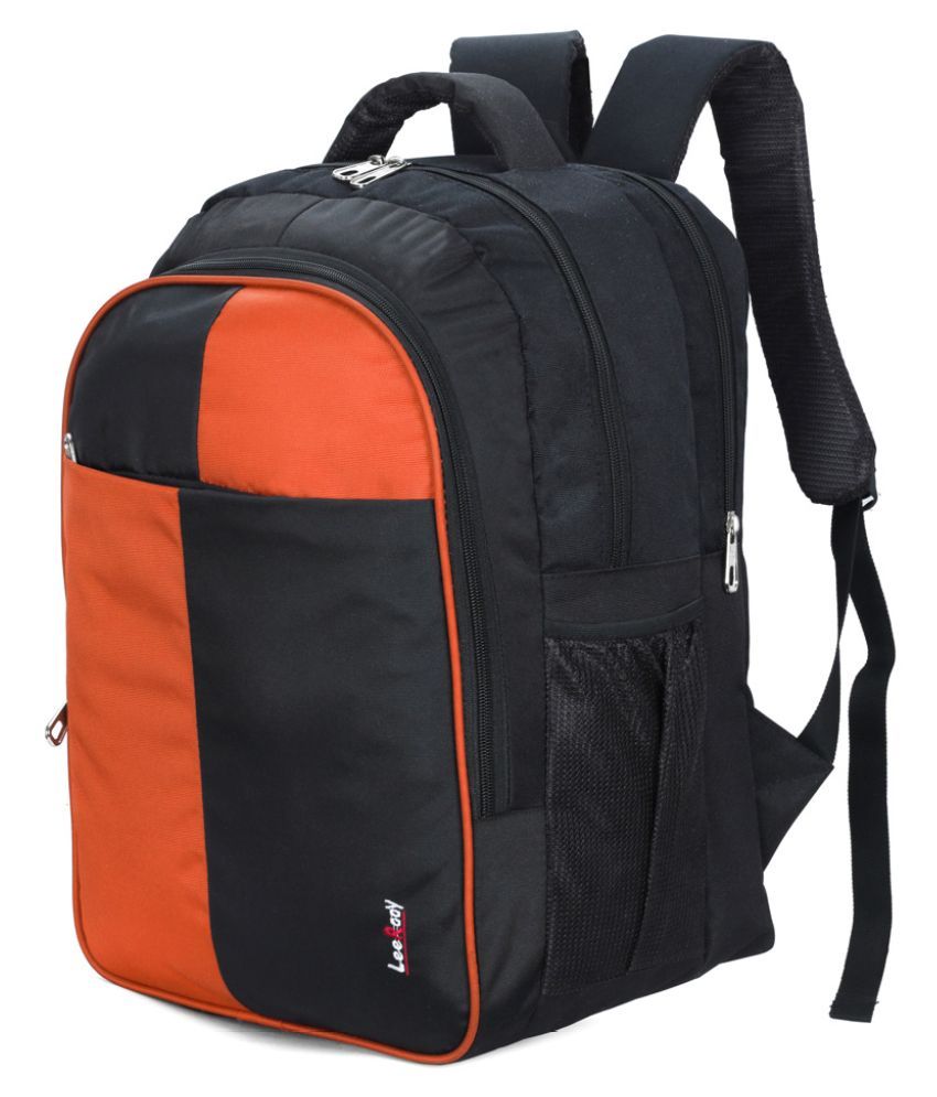 orange computer bag