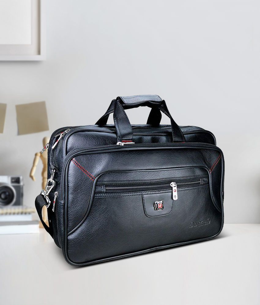 Da Tasche - Black P.U Office Bag