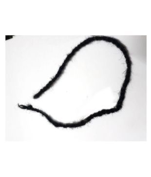plain black thread anklet
