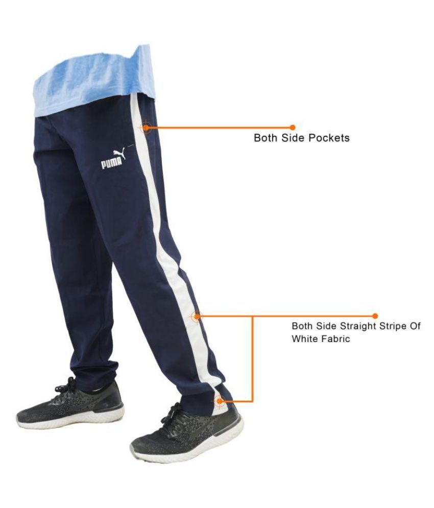 puma polyester track pants