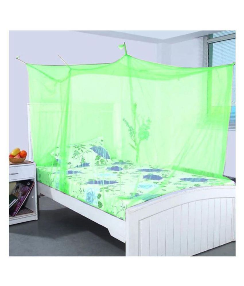     			E-Retailer Single Green Plain Mosquito Net